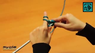 آموزش بافت بامبو با دو میل