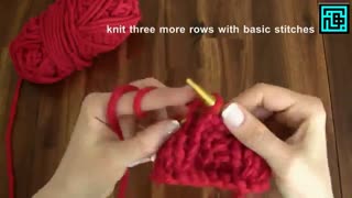 آموزش بافت پیچ با دو میل