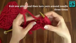 آموزش بافت توری با دو میل