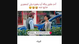 آدم جلوی پنکه آرد بخوره ولی اینطوری ضایع نشه