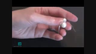 آموزش ساخت گوشواره ی ساده با مروارید