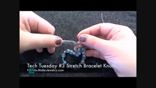 آموزش نوعی گره برای ساخت دستبند