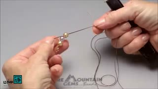 آموزش ساخت دستبند مروارید