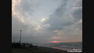 دیروز/غروب/دریا/شنا