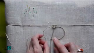 آموزش بافت گره ی مربع در مکرومه بافی