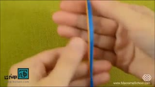 آموزش ساخت دستبند مکرومه بافی