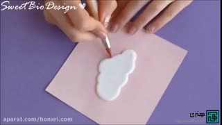 آموزش ساخت گردنبند ابر با خمیر فیمو