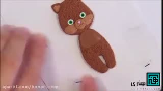 آموزش ساخت گربه با خمیر فیمو برای تزیین ماگ 3