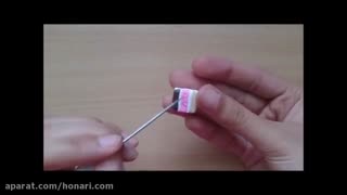 آموزش گوشواره کیکی با خمیر فیمو 2