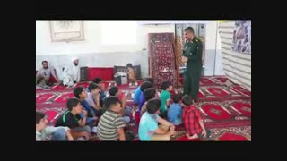 پرده خوانی شهدا توسط فرمانده سپاه