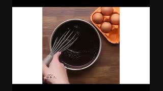 دونات شکلات خانگی آسان (بدون گلوتن)