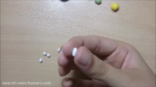 آموزش ساخت گردنبند آویز با خمیر فیمو 2