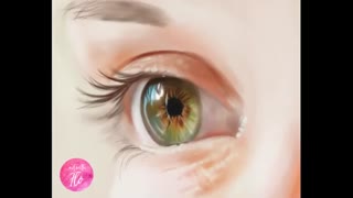 مراحل طراحی چشم در نقاشی دیجیتال