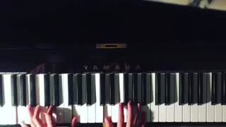 اجرا پیانو آهنگ Rockabye از Clean Bandit