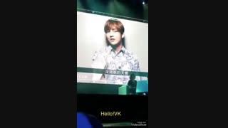 BTS این هم ویدیویی که تهیونگ  بی تی اس برای بازیگر   پارک هیونگ شیک فرستاده بودTaehyung.   .. .r