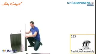 اتصال صفحات چوب و ام دی اف بدون استفاده از چسب یا یراق