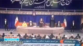 ۳ ویدئو از مراسم تنفیذ روحانی