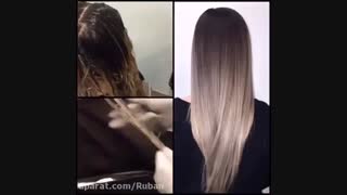 آموزش رنگ کردن مو