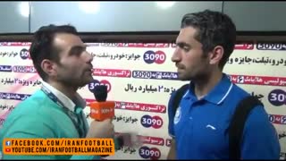 صحبتهای روزبه چشمی, مجتبی جباری و رضا کرملاچعب بعد از بازی استقلال و استقلال خوزستان