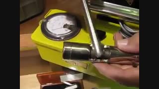 تست قلم اموند با دستگاه رادیواکتیو متر