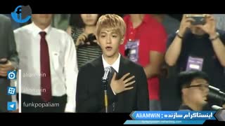 خوندن سرود ملی ایران توسط بکهیون عضو گروه اکسو exo . . .