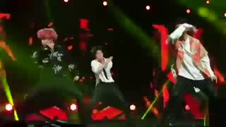 BTS fire . Music Bank in Singapore