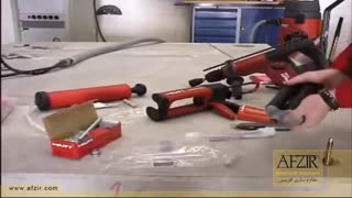 کاشت بولت و آرماتور با استفاده از چسب کاشت اپوکسی