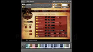 دانلود ساز گیتار حرفه ای Archtop Hollowbody Electric Guitar KONTAKT