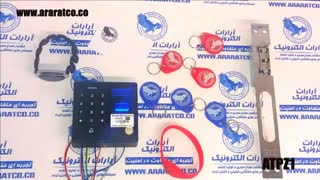 قفل درب ضد سرقت با اثر انگشت کارت هوشمند سیستم کدینگ