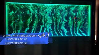 آبنمای حبابی ورتکس، حباب نما، دیوار حبابی ورتکس