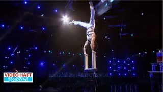 یک بدلکار ایرانی در برنامه استعدادیابی آمریکا