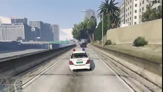 مد ماشین پلیس Mercedes Benz C32 AMG در بازی GTA V