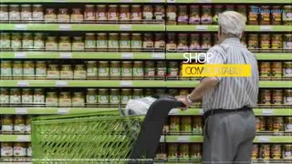 ویدیو کلیپ طراحی هایپر مارکت - قفسه فروشگاهی - چرخ فروشگاهی