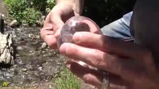 روشن کردن آتش با استفاده از کیسه فریزر