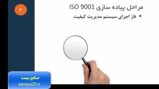 ویدیوی "آموزش iso9001 (قسمت سوم) | وبسایت صنایع بیست http://www.sanaye20.ir