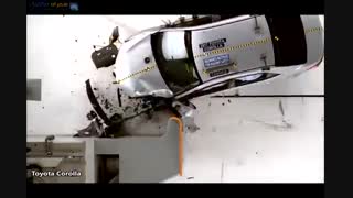 مقایسه تست تصادف هیوندا النترا و تویوتا کرولا