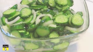 طرز تهیه خیارشور شیرین مخصوص همبرگر و ساندویچ در فودآکادمی آشپزی با ایمان