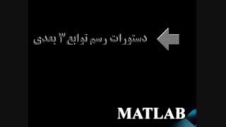 آموزش متلب-درس بیست و یکم-دستورات رسم تابع سه بعدی