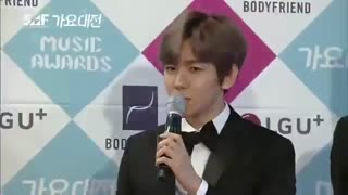 فرش قرمز باحال اکسوووووووووووووو Gayo Daejun EXO Red Carpet