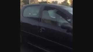 موتور سواری یه دختر در تهران