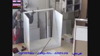 آموزش مونتاژ کابینت | سامان چوب