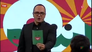 لحظه اعلام نام میثم درویشان پور به عنوان برنده مسابقه خنداننده‌شو