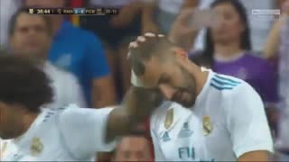 گل بنزما؛ رئال مادرید - بارسلونا