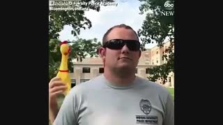 تست جدی بودن از دانشجویان افسری دانشگاه ایندیانا(دیدن این ویدو به شدت توصیه میشود)