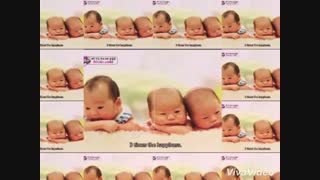 میکسم از تصاویر سه قلو های خوشگل ایل گوک