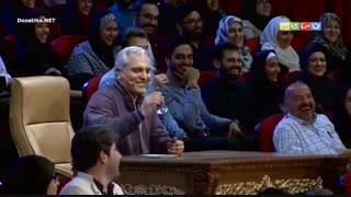 خندیدن مهران مدیری برای سر کار گذاشتن سیامک انصاری