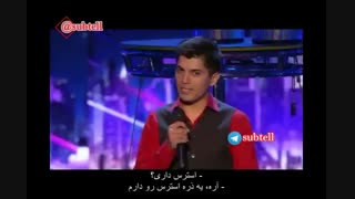 جاناتان به همراه همسرش که دستیارش هم هست امده که همه نفسهاشونو حبس کنند  و فقط در این صورته که اون مطمئن میشه که اجراش خوب بوده