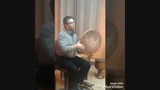 دف نوازی فرهاد بادپا