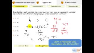 GMAT Pill Combinations + Poker Probability (pairs, pocket aces)