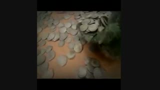 سکه های قدیمی کشف شده در یکی از روستا های شهر اسفراین
